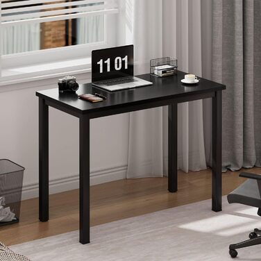 Невеликий комп&39ютерний стіл, стіл для ПК, офісний стіл, дитячий стіл, ігровий стіл, невелике робоче місце для домашнього офісу (Чорний, 80x40см) Чорний 80x40см