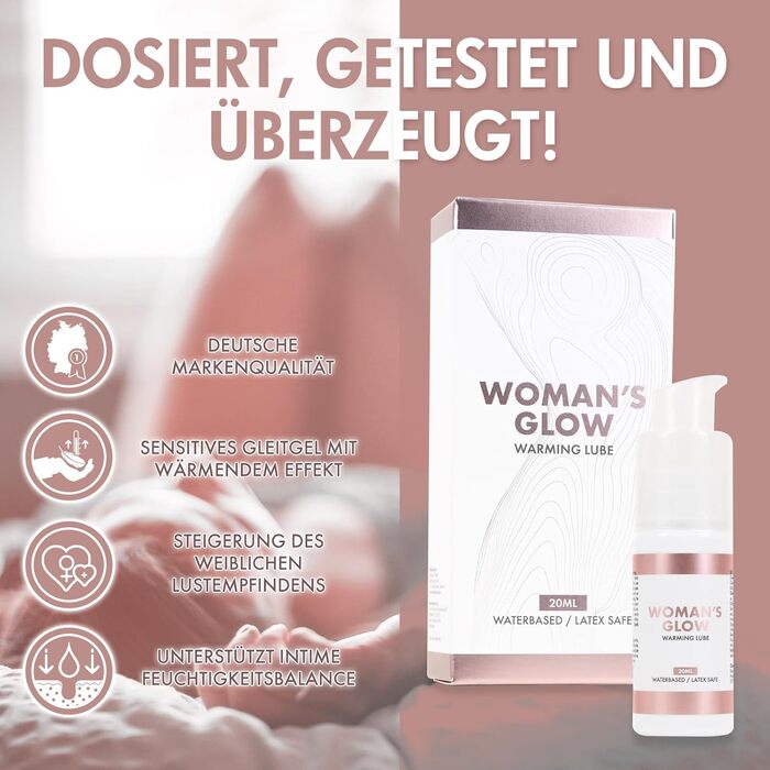 Лубрикант WOMAN'S GLOW warming, 20 мл