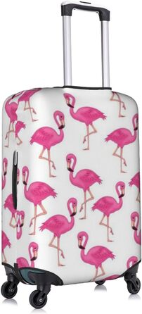 Валіза дорожня пиленепроникна Flamingo XL, рожево-біла