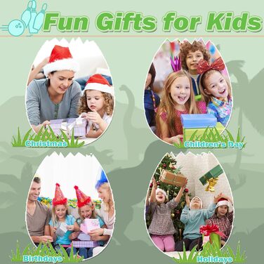 Гра STAY GENT у боулінг з динозаврами для дітей, м&39який набір для боулінгу з 10 кеглями та 2 м&39ячами, дитяча іграшка, іграшка для приміщень, саду та вулиці, ігри, подарунки для дітей віком 2, 3, 4, 5, 6 років, хлопчики та дівчатка, вишневий жовтий ква