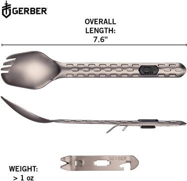 Багатофункціональна виделка Gerber з універсальним набором, Devour, сіра, 31-003993
