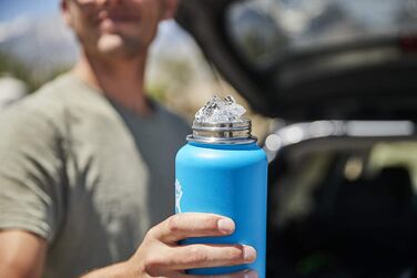 Широка пляшка для води Hydro Flask Wide Mouth 900 мл широка пляшка для води 946 мл Кобальт