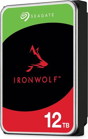 Внутрішній жорсткий диск Seagate IronWolf NAS 12 ТБ ST12000VN0007 3,5-дюймовий HDD 7200 об/хв 256 МБ SATA3 (відновлений)