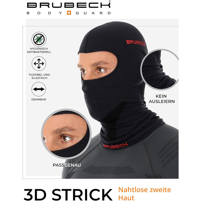 Унісекс Рама Трубка Балаклава Функціональний Мериносова вовна Багатофункціональний шарф Шарф на шию Шарф на шию L-XL Хакі