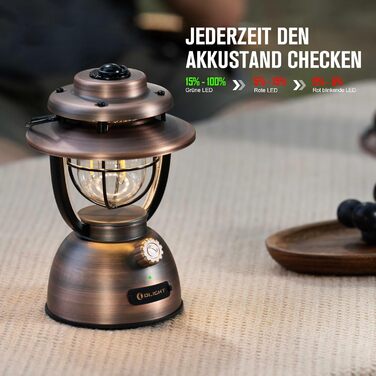 Лампа для кемпінгу OLIGHT Olantern Classic 2 Pro 300 LM, світлодіодний ліхтар у стилі ретро, безперервне затемнення, акумуляторна батарея USB, для кемпінгу, саду, відключень електроенергії, декорації на Хелловін, походів