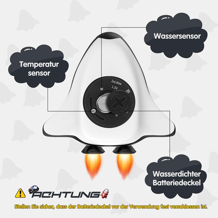 Дитячий термометр для ванни для новонароджених Цифрові термометри для ванн Дитячий термометр для ванни з візуальним сигналом Дитяч