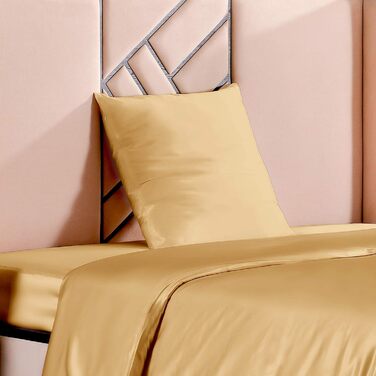 Комплект постільної білизни з 100 шовку THXSILK 4 шт. и, 2 підковдри 155 х 220 см і 2 наволочки 80 х 80 см, шовкова постільна біли