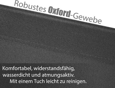 Складаний шезлонг BigDean, вантажопідйомність 150 кг, з 4-позиційним регулюванням спинки високоякісний садовий шезлонг для балкону, саду та пляжу чорний