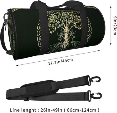 Сумка-мішок у скандинавському стилі з зображенням богині вікінгів, для подорожей, фітнесу та спорту, велика сумка для покупок, дорожня та вихідного дня для чоловіків та жінок