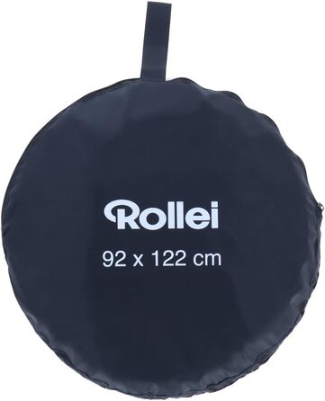 В 1 Folding Reflector 92 x 122 см - овальний складаний відбивач з різними кришками (розсіювач і сріблястий, золотий, білий і чорний відбивач), для портретної зйомки 92х122 см, 5