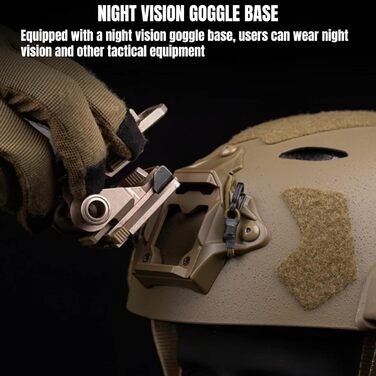 Тактичний шолом Fast SF High Cut, версія з піскоструминним покриттям, слоти для ремінця для навушників, отвори для підключення запасної маски, шоломи для страйкболу CS, чорний