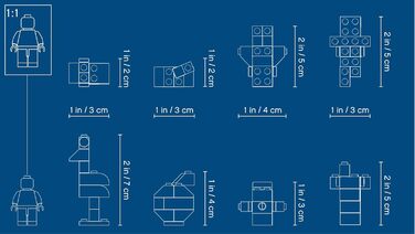 Конструктор LEGO Classic Стартовий кейс з кубиками, 213 деталей