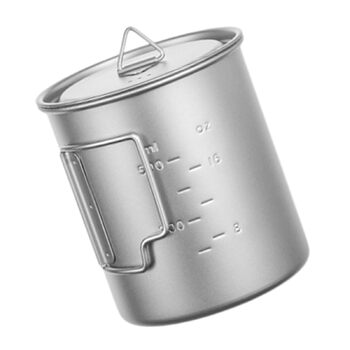 Термостійка кружка для напоїв, кружка для кемпінгу на свіжому повітрі, кава, кружка для скелелазіння для зручних подорожей, компактний посуд для кемпінгу 750 мл