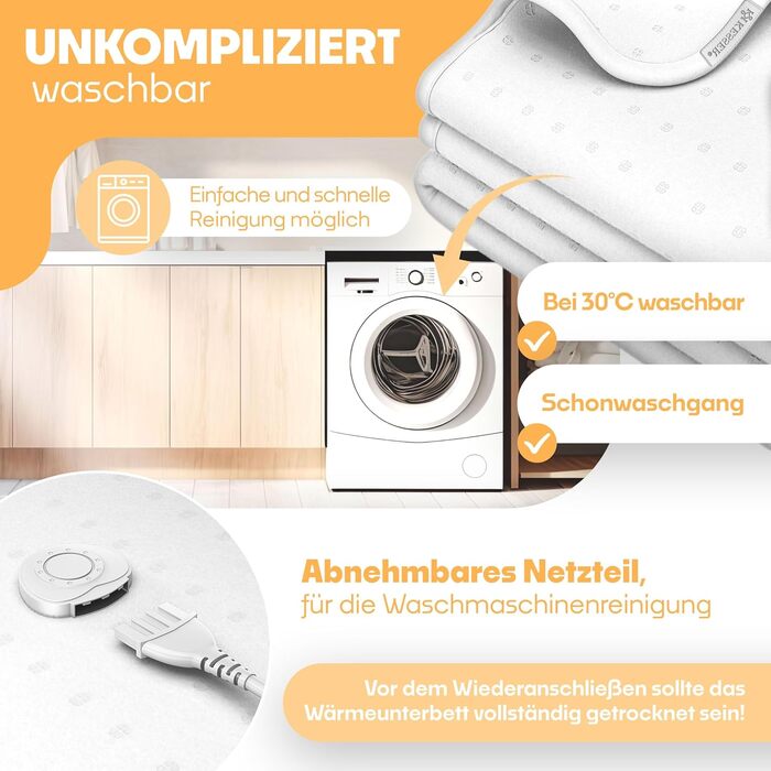 Підлога KESSER з підігрівом 150x80 см з автоматичним вимкненням та дистанційним керуванням Підлога з 3 температурними режимами Підігрів наматрацника М&39яка флісова підігріта ковдра, біла, 150 x 80 см - однотонна