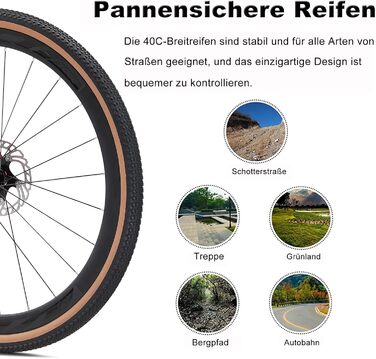 Карбоновий гравійний велосипед KABON, шосейний велосипед T800 з карбоновою рамою 700C з 18 передачами, інтегрованим карбоновим кермом, дисковими гальмами, унісекс-шосе, колір хамелеон синій 56 см