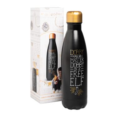 Термос Grupo Erik Dobby з нержавіючої сталі 500 мл - Спортивна пляшка для води 500 мл - Дитяча пляшка для води - Товар для фанатів Гаррі Поттера, кобальтовий