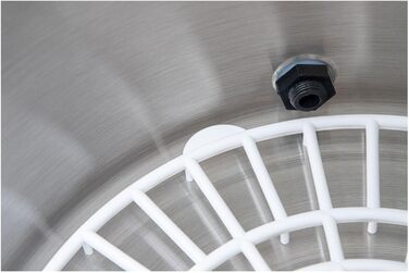 Глінтвейн Stagecaptain GWK-16A - Машина для консервації на 16 літрів - 2000 Вт - Матова нержавіюча сталь - Просте управління (температура та таймер) - Автоматичне вимкнення - Срібло