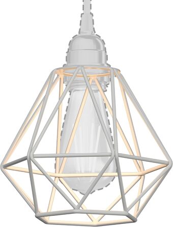 Абажур у клітку, чорний, 155 мм Ø ( (), білий / 15,5 см / сталь), 3 шт.