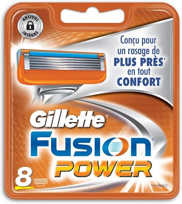 Леза для бритви Gillette Fusion Power, 8 шт.