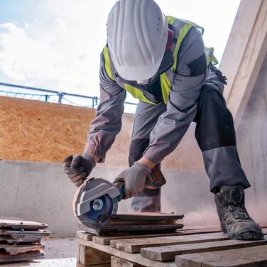 Акумуляторна кутова шліфувальна машина Bosch Professional BITURBO GWS 18V-180 P (диск Ø 180 мм, глибина різання 230 мм, вимикач PR