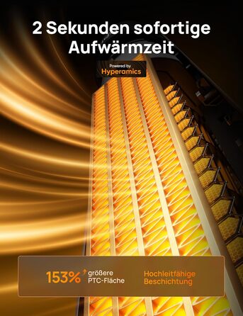 Енергозберігаючий електричний обігрівач Dreo, 2000 Вт з пультом дистанційного керування, тихий 25 дБ, коливання 120, термостат, 5 налаштувань нагріву та 3 швидкості вентилятора, 7-позиційний захист, 12-годинний таймер, керамічний нагрівач PTC, сріблястий