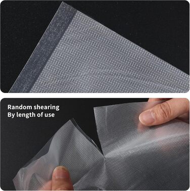 Вакуумний пакувальник Tallgoo Bag 9 рулонів вакуумної плівки для упаковки, вакуумний пакет для їжі, міцний і стійкий до розриву, без BPA, термозбіжна плівка для вакуумного пакувальника для всіх вакуумних пакувальників, киплячий і су-від, 15/20/28 x 300 см