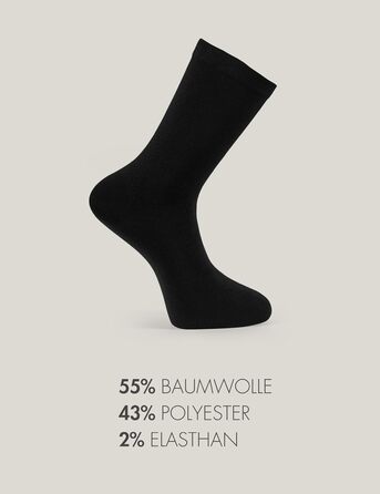 Пар чоловічих шкарпеток, бавовняні шкарпетки чорного або синього кольору, дихаючі чоловічі шкарпетки розмір 43-46 Чорний, 20