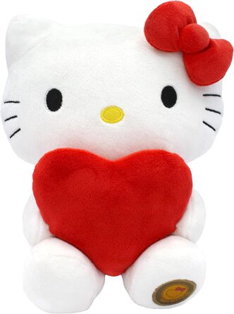 М'яка іграшка Hello Kitty з серцем ECO, 24 см у картонній упаковці