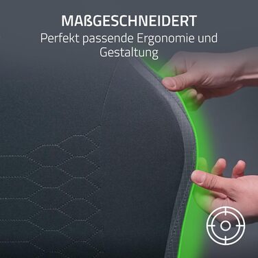 Чохли для ігрових крісел Razer - Розроблені для Iskur V2 X - Міцні та повністю миються - Захист від бруду та плям (2-компонентні дизайнерські чохли для спинки та сидіння) Чорний Iskur V2 X - Чохол