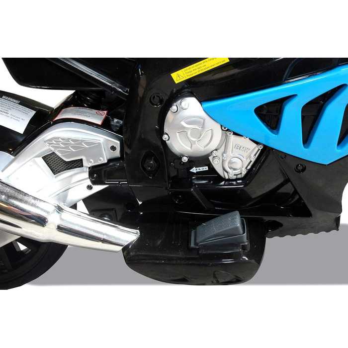 Дитячий електричний мотоцикл BMW S 1000 RR JT528 Ліцензійний -12 Вольт 7 AH акумулятор - 2 x 12 Вольт 35 Вт двигун - Електричний м