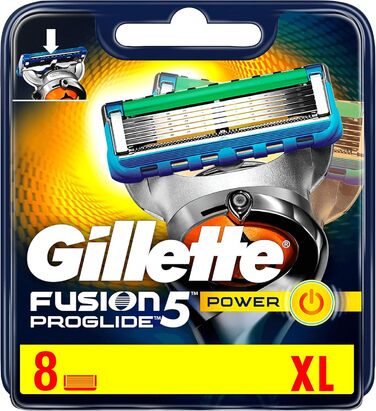 Леза Gillette Fusion ProGlide Power Blades, 8 шт.