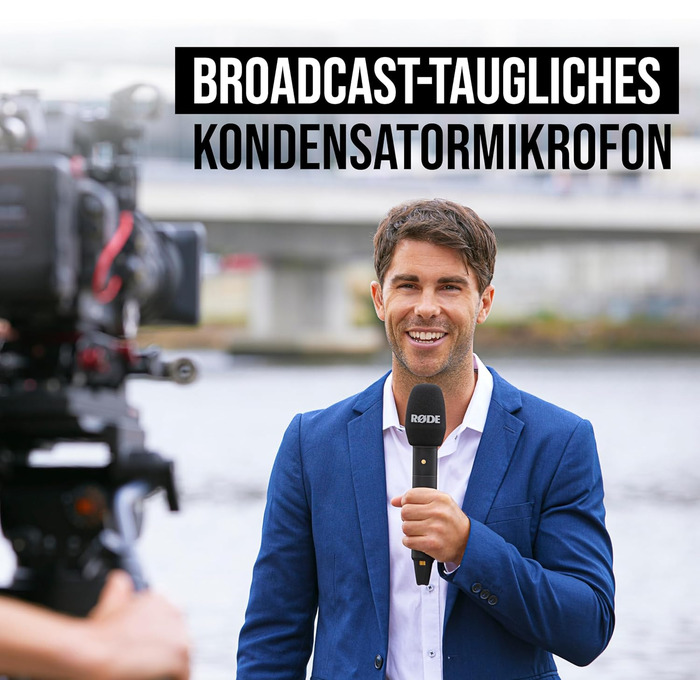 �DE Interview PRO Бездротовий ручний конденсаторний мікрофон з капсулою мовної якості та 32-бітним вбудованим записом для створенн