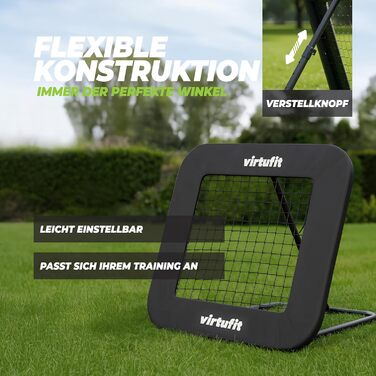 Футбольний підбирач VirtuFit регульований та складний 84 x 84 см ідеально підходить для тренувань та відпрацювання техніки дітей