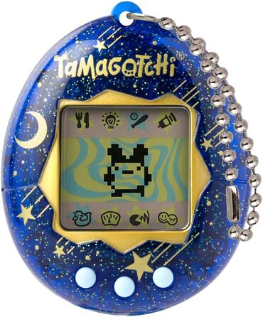 Тамагочі - Tamagotchi Original - Starry Night - Електронна віртуальна тварина з кольоровим дисплеєм, 3 кнопками та іграми - Інтера