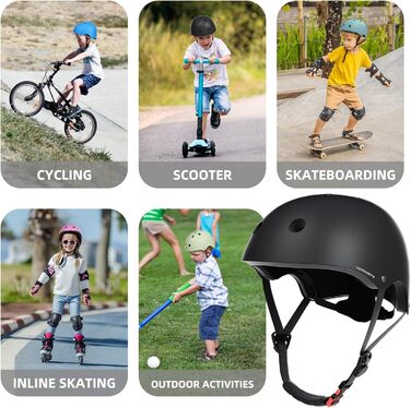 Дитячий велосипедний шолом Дитячий шолом для фігуристів Регульований шолом для 3 років Хлопчик CE-сертифікація для Велосипед Скуте
