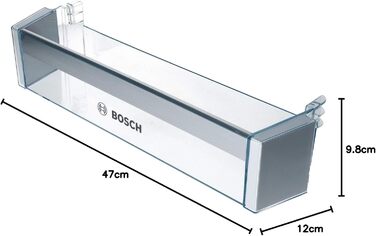 Полиця для холодильників Bosch (47 x 12 x 9,8 см)