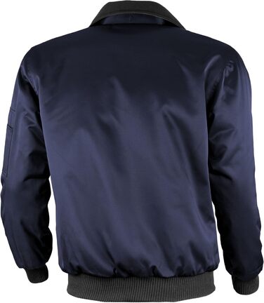 Куртка пілот 60 бавовна/40 поліестер з щільним стьобаним утеплювачем та щільними рукавами, розмір M, темно-синій