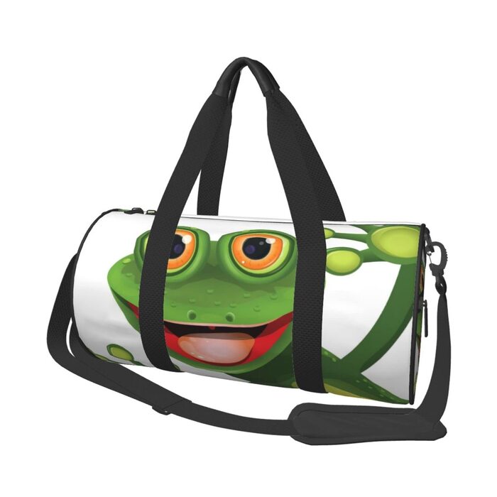 Дорожня сумка Зелений Жабеня, спортивна сумка для чоловіків та жінок, сумка-мішок для подорожей