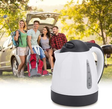 Портативний автомобільний чайник Дорожня поїздка Прикурювач 250W DC12V/24V з підігрівом води Чайник для кави Чайник з автоматичним