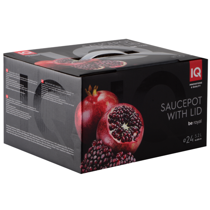 Каструля IQ Be Royal 24 см (5.2 л)  (7046697)