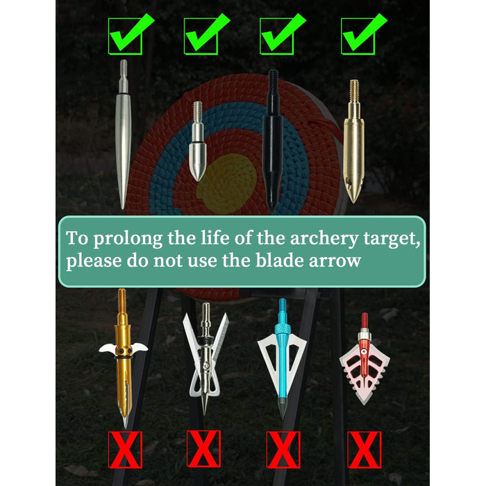 Мішень для стрільби з лука – солом'яна, кругла, традиційна, 50×50×6 см