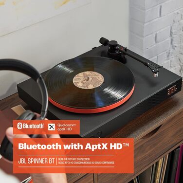 Високоякісний програвач з Bluetooth і aptXTM HD - чорний і помаранчевий Чорний Помаранчевий