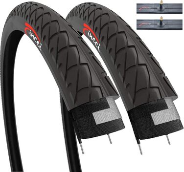 Велосипедні покришки Fincci Semi-Slick (26x2.10) з камерою