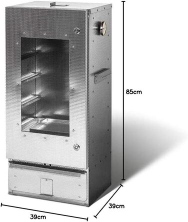 З нержавіючої сталі V2A з диском, 85x39x33