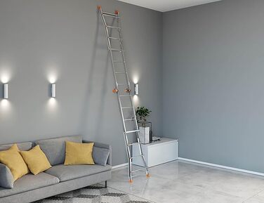 Драбина телескопічна Colombo Pratic 4+4 Steel (PRATIC4+4ACC)(Special offer)