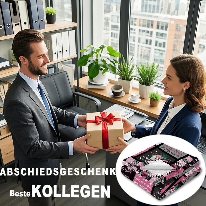 Прощальний подарунок для колег, прощальний подарунок для колегинь, прощальний подарунок для колег-чоловіків, які змінюють роботу, прощальний подарунок для колегинь, які змінюють роботу, невеликі подарунки для колег, ковдра для колег 150x130 см, прощальний