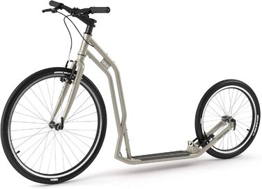 Самокат Yedoo S2620 - до 130 кг, самокат з пневматичними шинами 26/20 - самокат для дорослих, самокат для собак silvergold