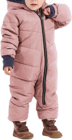 Дитячий міні-комбінезон Killtec унісекс з пуховим принтом та капюшоном 98-104 рожевий