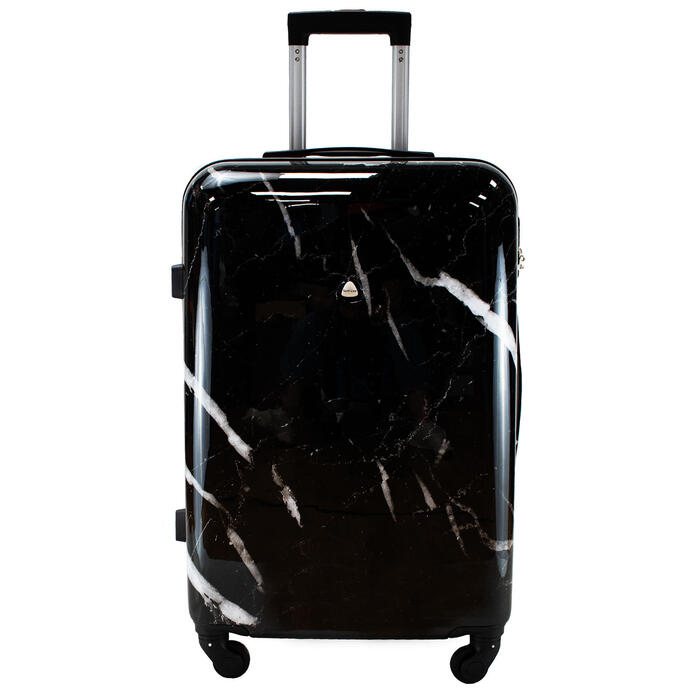 Валіза Semi Line 24' (M) Black Marble (T5730-2)