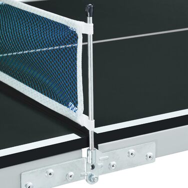 Тенісний стіл Relaxdays, складний тенісний стіл із сіткою, 2 ракетки, 3 м&39ячі, ВxШxГ 70 x 70 x 150 см, чорний